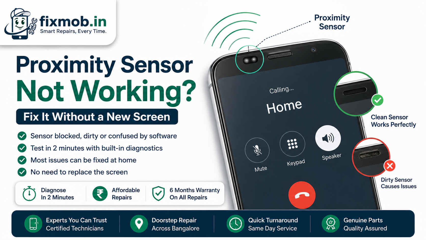 Fix a Proximity Sensor Not Working Without a New Screen