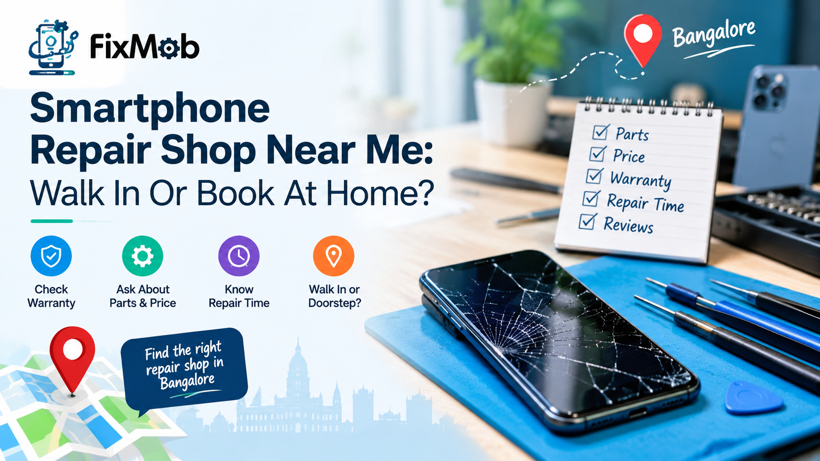 Smartphone Repair Shop Near Me: Walk In Or Book At Home?