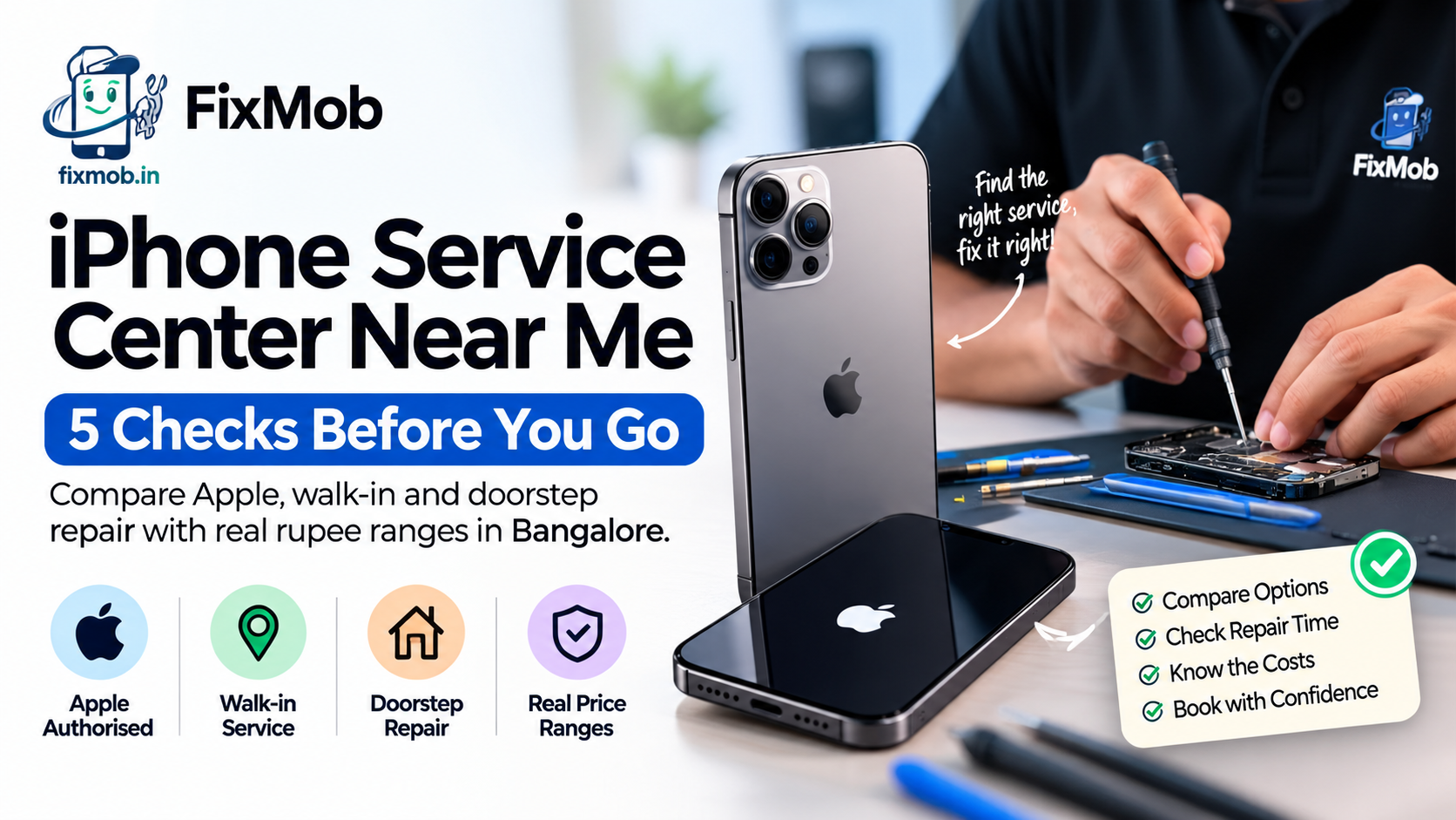 iPhone Service Center Near Me: What It Costs In Bangalore