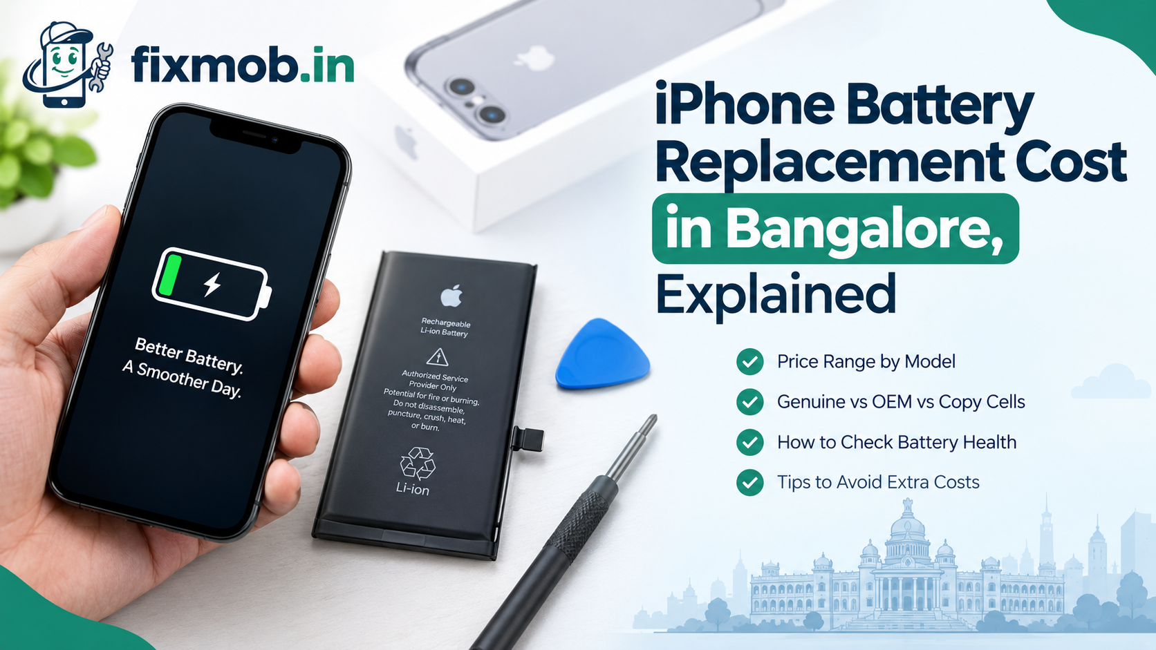 iPhone Battery Replacement Cost in Bangalore, Explained