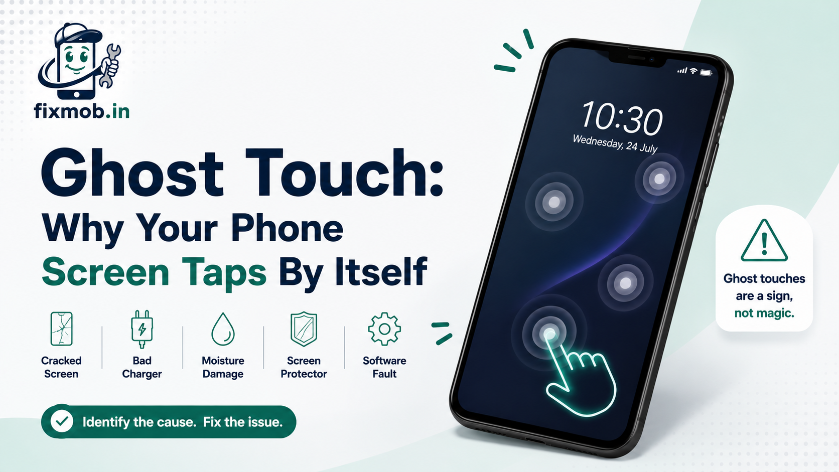 Ghost Touch: Why Your Phone Screen Taps By Itself