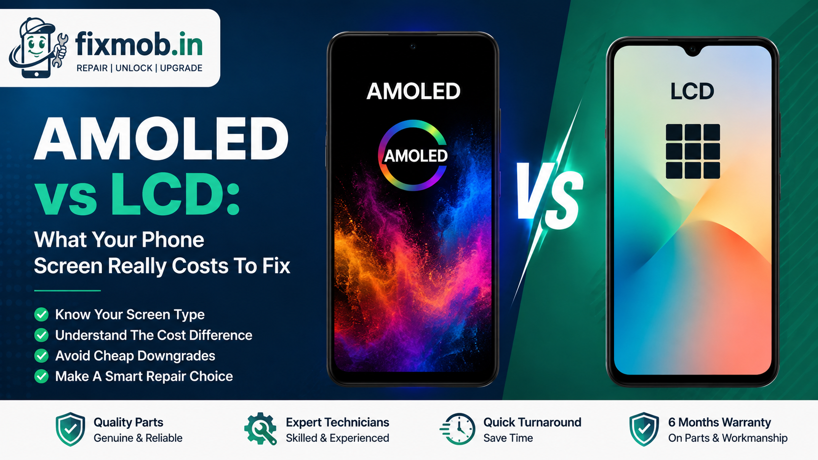 AMOLED vs LCD: What Your Phone Screen Really Costs To Fix