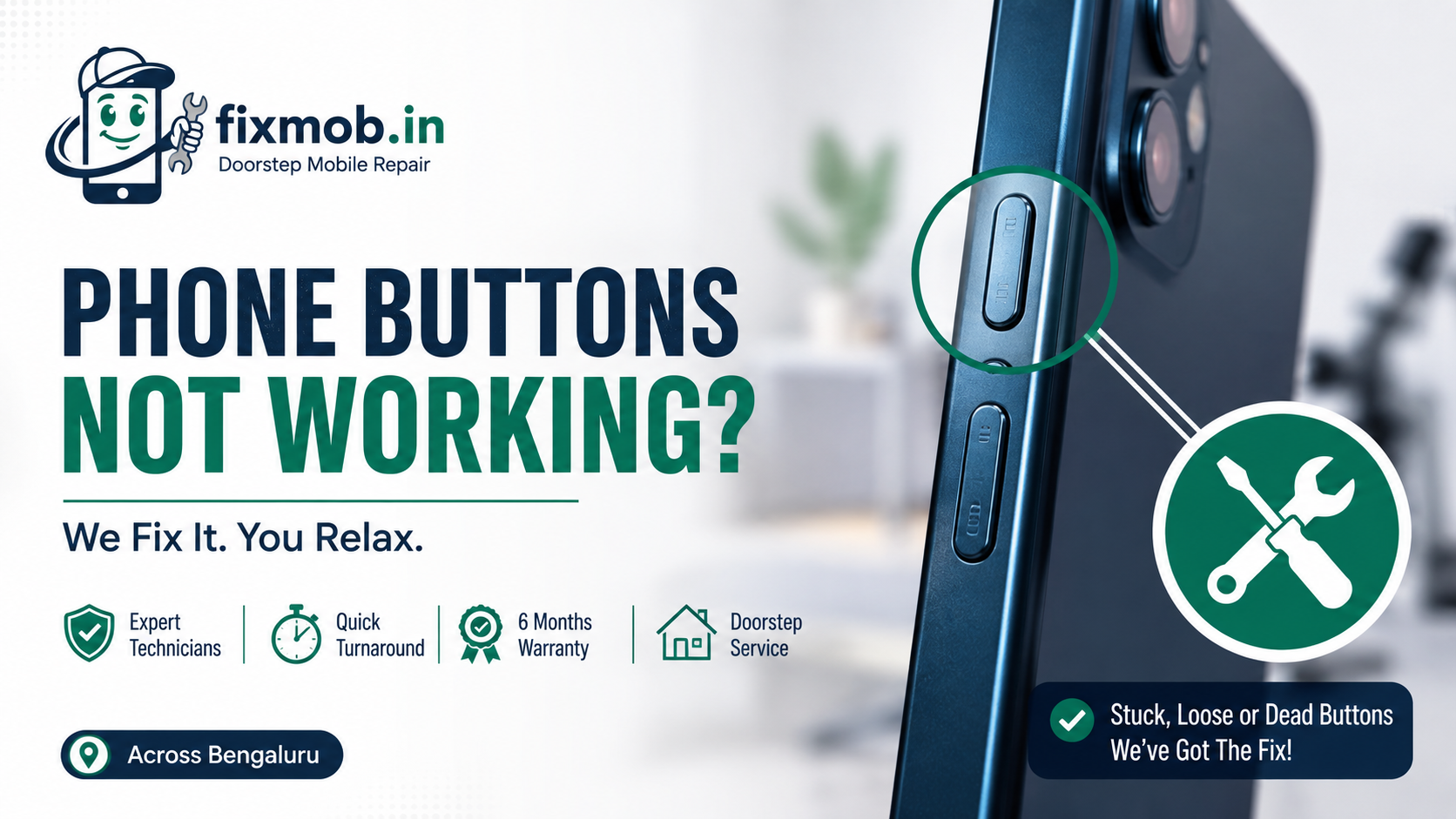 Fix Phone Buttons Not Working Without A New Handset