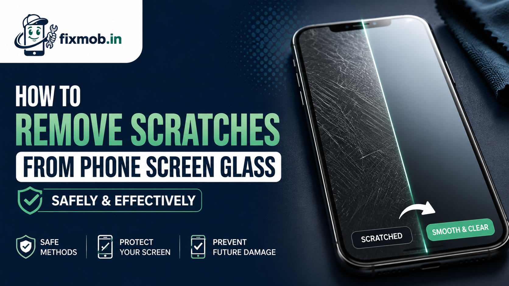 How To Remove Scratches From Phone Screen Glass Safely
