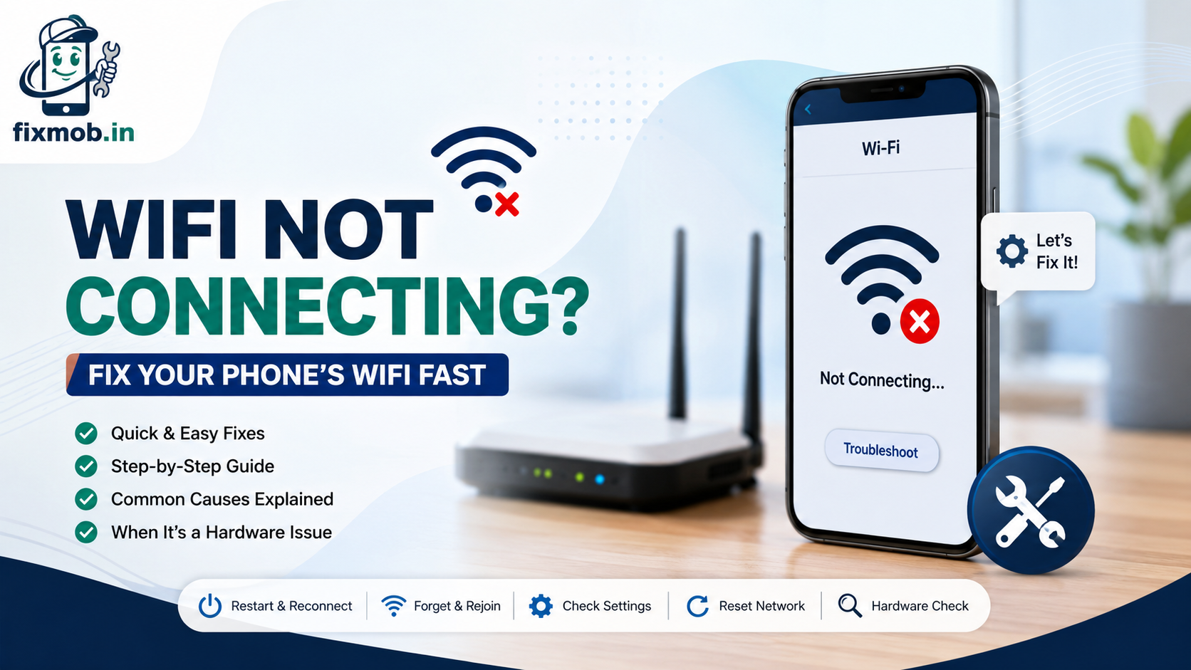 Wifi Not Connecting? Fix Your Phone’s Wifi Fast