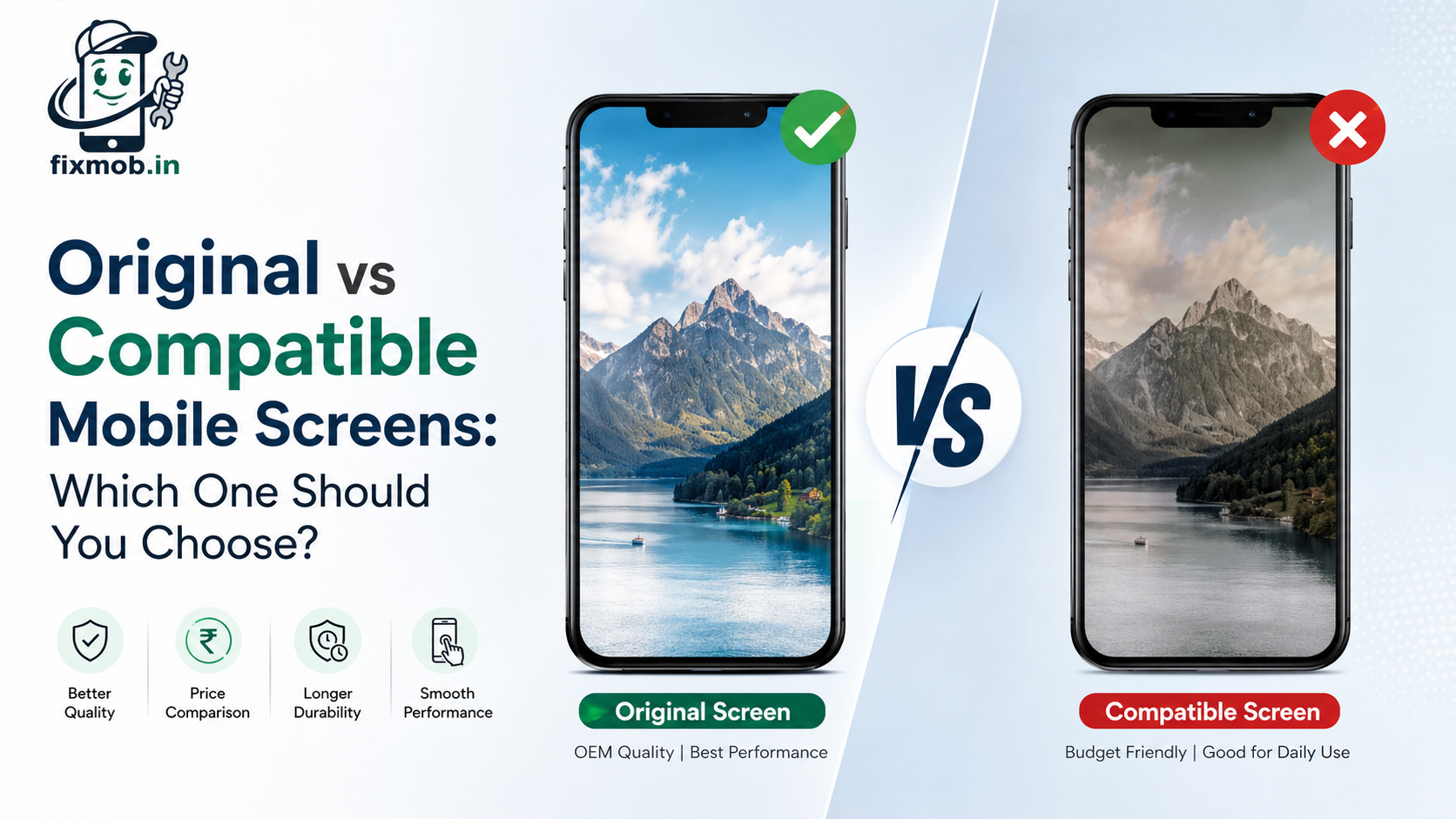 Original vs Compatible Mobile Screens: Which One Should You Choose?