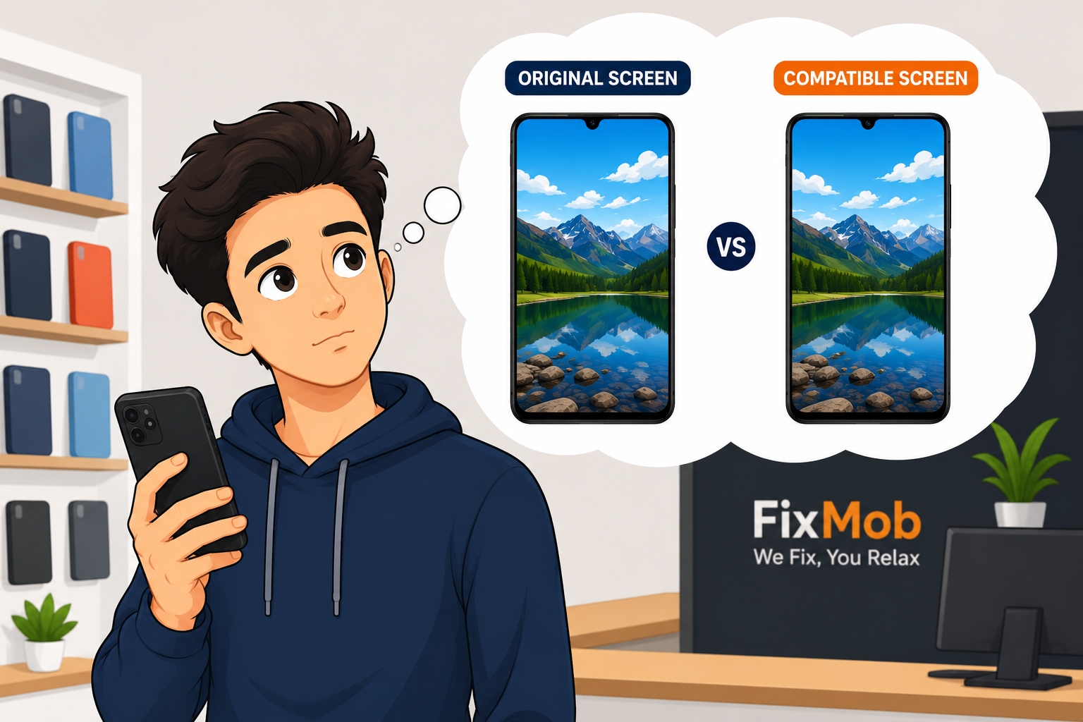 Original vs Compatible Mobile Screens: Which One Should You Choose?